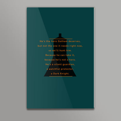 The Dark Knight | Batman | Quote Wall Art