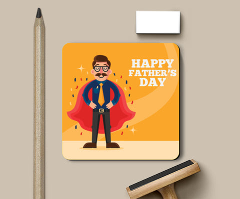 Dad in Superhero Dress | #Fathers Day Special  Coasters
