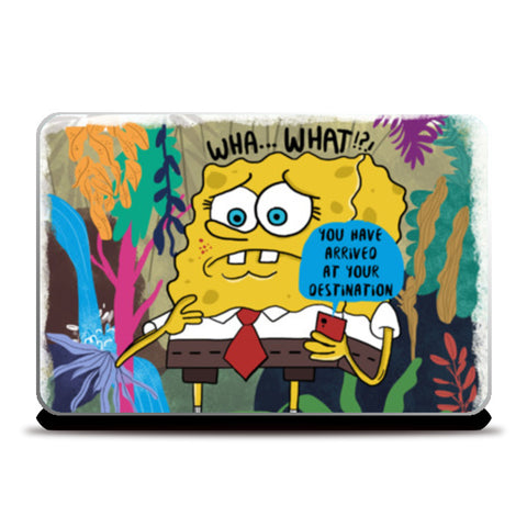 Wanderlost spongebob Laptop Skins