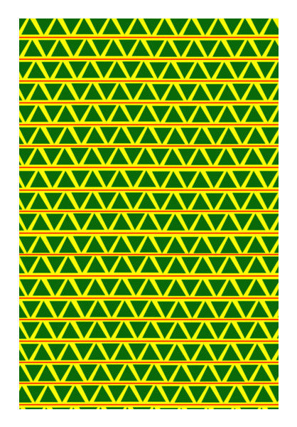 Green Triangle Art PosterGully Specials