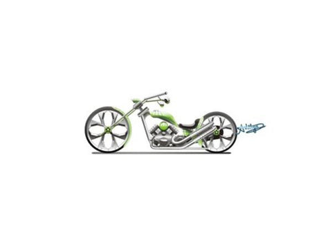 PosterGully Specials, Green n Chrome : Bobber Wall Art