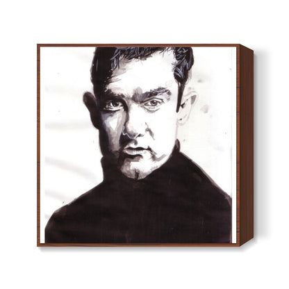 Bollywood superstar Aamir Khan reinvents himself with every role Square Art Prints