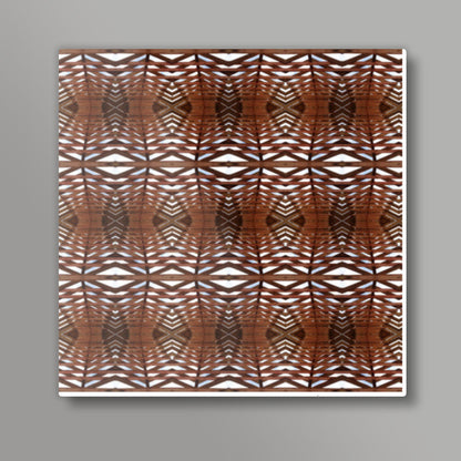 Wooden Architecture Texture Pattern Interior Decor Square Art Prints