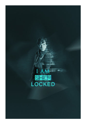 SHERLOCKED  Benedict Cumberbatch Art PosterGully Specials