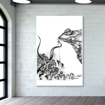 The Falling Lady Shall Rise Wall Art