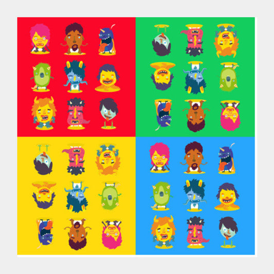 MONSTER Square Art Prints