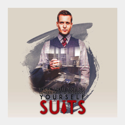 Suits | Harvey Specter Quote Square Art Prints