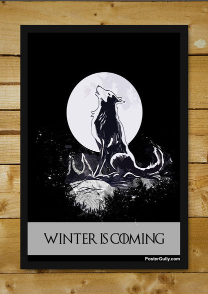 Wall Art, Minimal Winter Is Coming Artwork