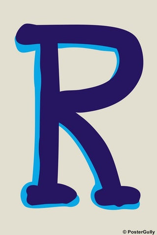 Wall Art, R-Alphabets, - PosterGully