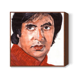 Amitabh Bachchan is one of the biggest superstars in Bollywood Square Art Prints