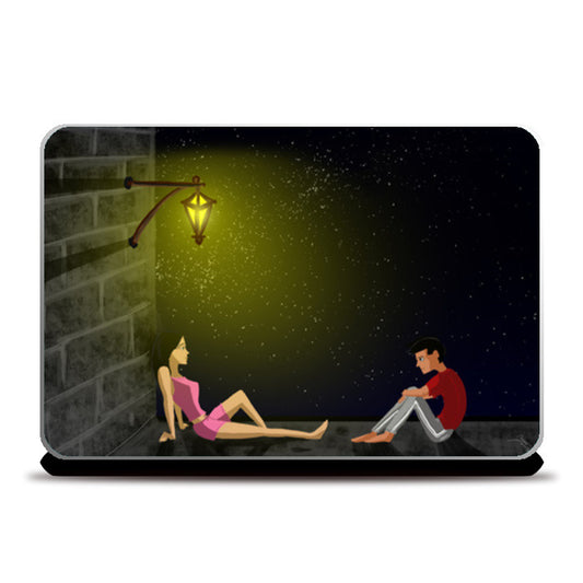 Laptop Skins, Terrace couple Laptop Skins