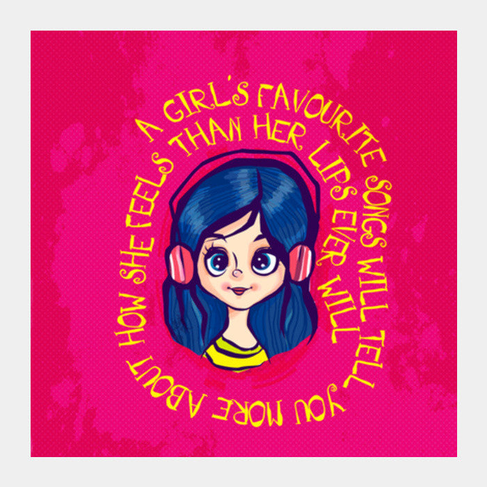 Square Art Prints, girl favourite Square Art Prints