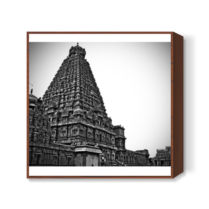 Tanjore Temple Square Art Prints