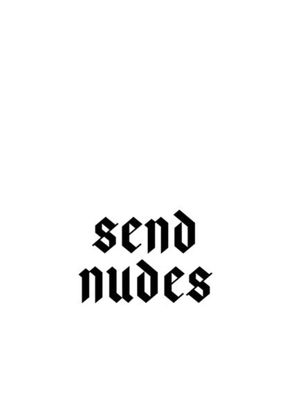 Send Nudes 2 Wall Art