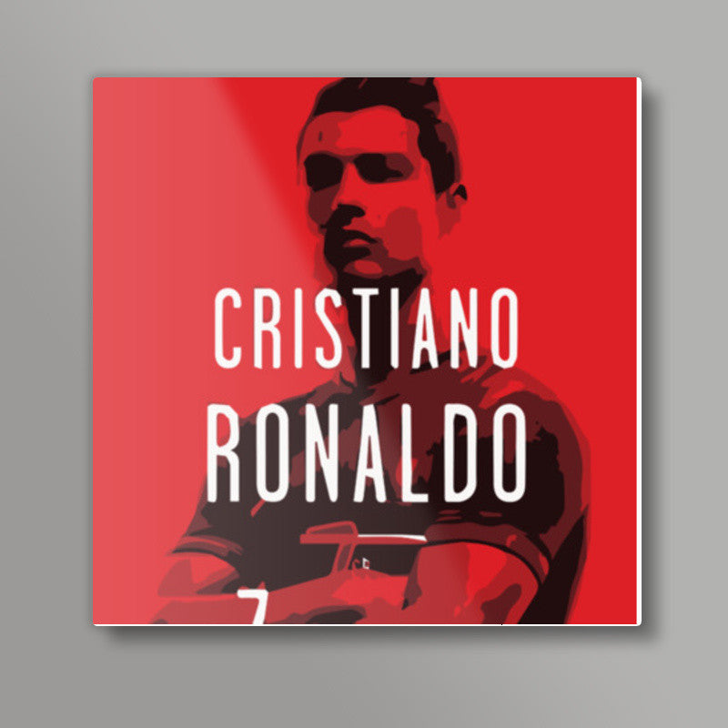 Cristiano Ronaldo Minimal Design Square Art Prints