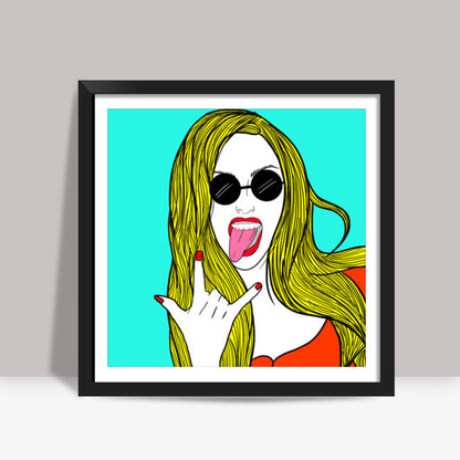 YO BITCHES! Square Art Prints