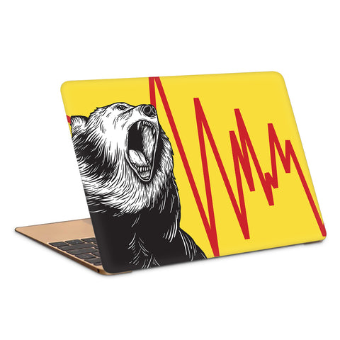 Angry Bear Artwork Laptop Skin