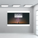 Creativity and Simplicity Wall Art