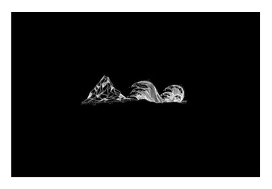 Ice-waves Wall Art