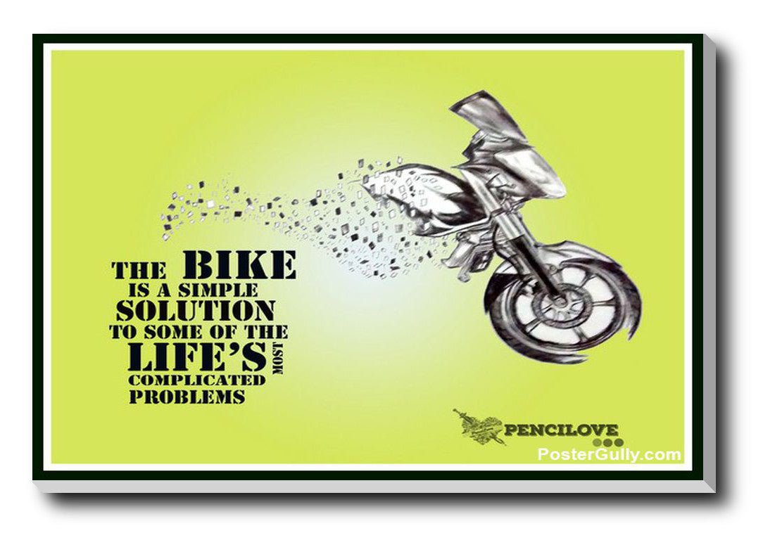 Brand New Designs, Bike Is Simple Artwork