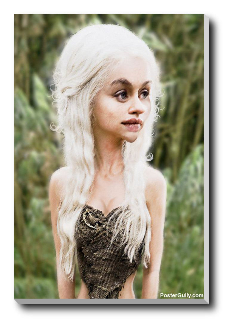 Wall Art, Khaleesi Caricature Artwork