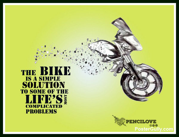 Brand New Designs, Bike Is Simple Artwork