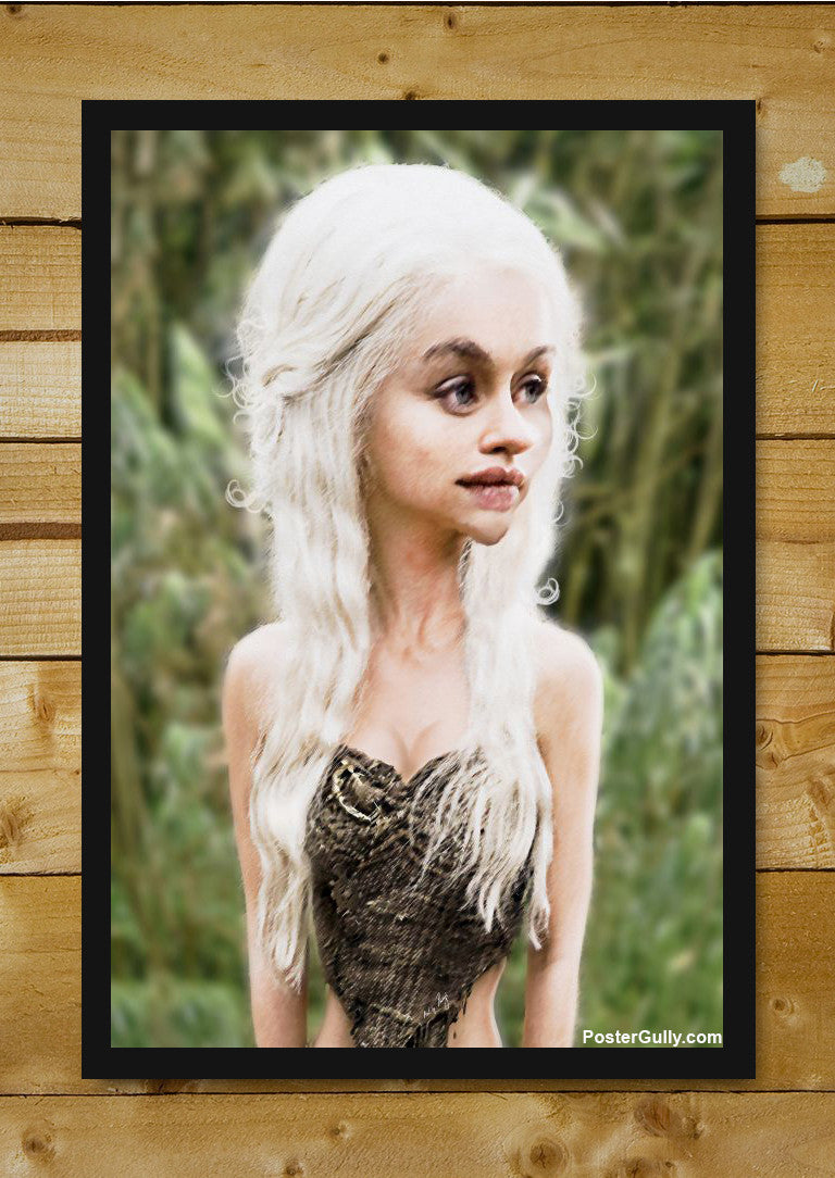 Wall Art, Khaleesi Caricature Artwork