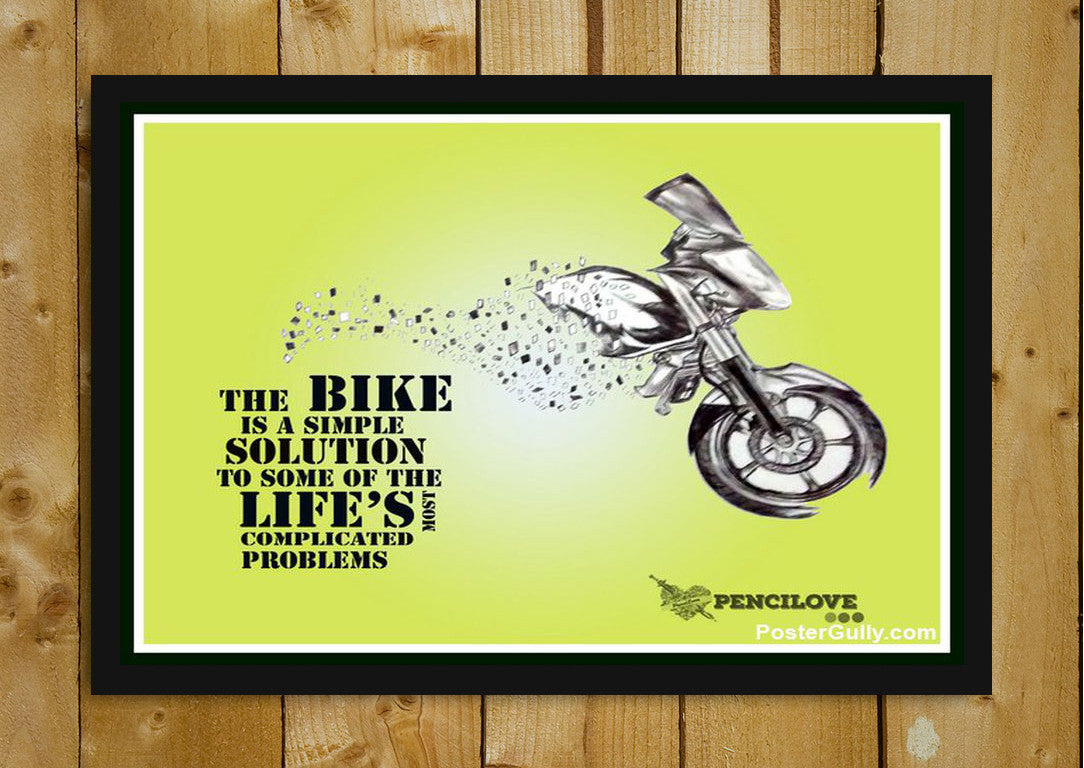 Brand New Designs, Bike Is Simple Artwork