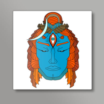 Urban Shiva Square Art Prints