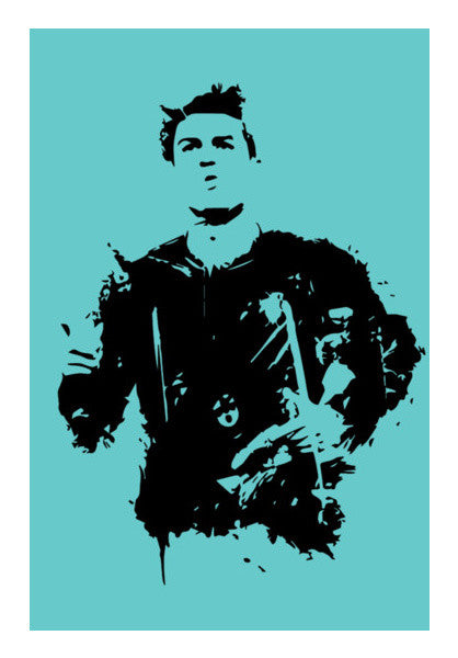 Wall Art, Cristiano Ronaldo Minimal Design Wall Art