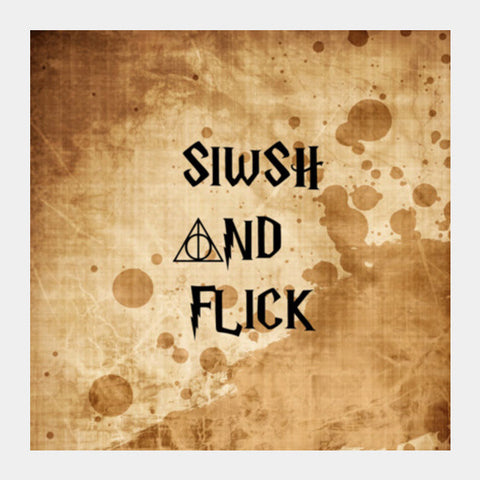 SWISH AND FLICK! Square Art Prints PosterGully Specials