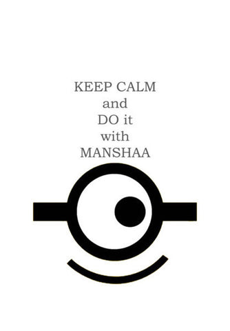 Keep Calm And Write It With Manshaa Art PosterGully Specials