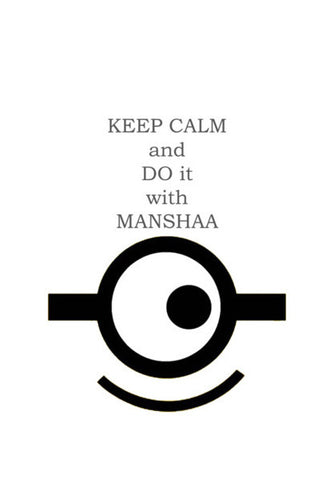 keep calm and write it with manshaa Wall Art