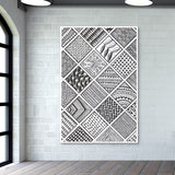 Prints in Squares Wall Art