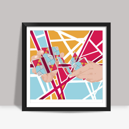 Cardistry Square Art Prints