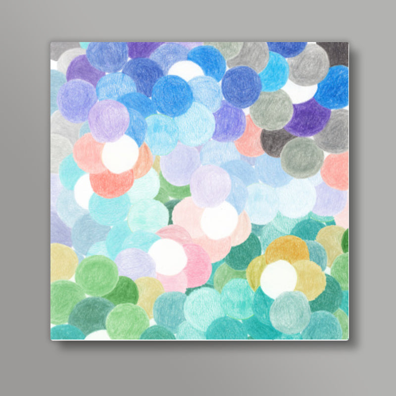Playfully picturesque Square Art Prints
