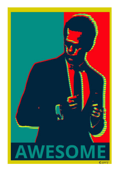 Wall Art, Minimalist Barney Stinson Poster