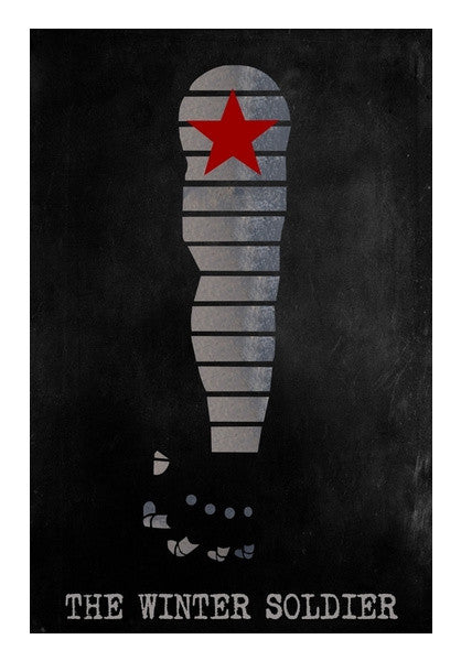 Winter soldier captain america  Wall Art