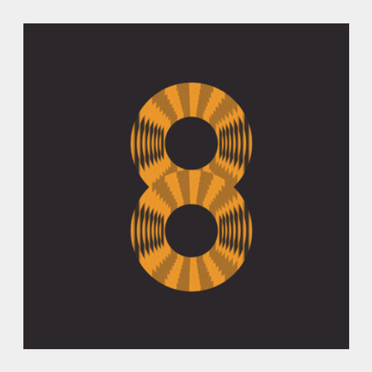 The Circle Of Eight |  POP Square Art Prints