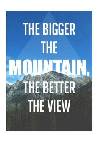 Wall art, Mountain Quote
