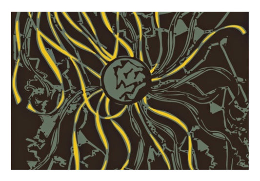 Abstract Frills Art PosterGully Specials