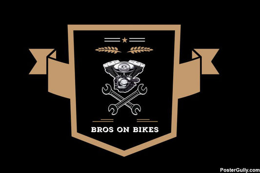 Brand New Designs, Bros On Bikes Artwork