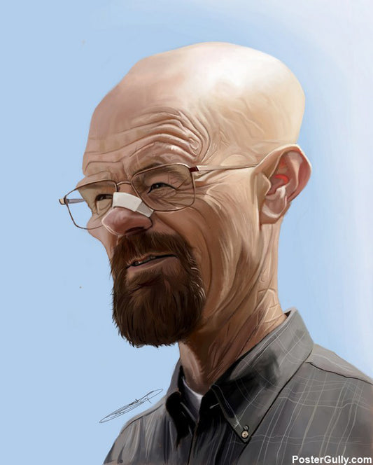 Wall Art, Breaking Bad Caricature Artwork