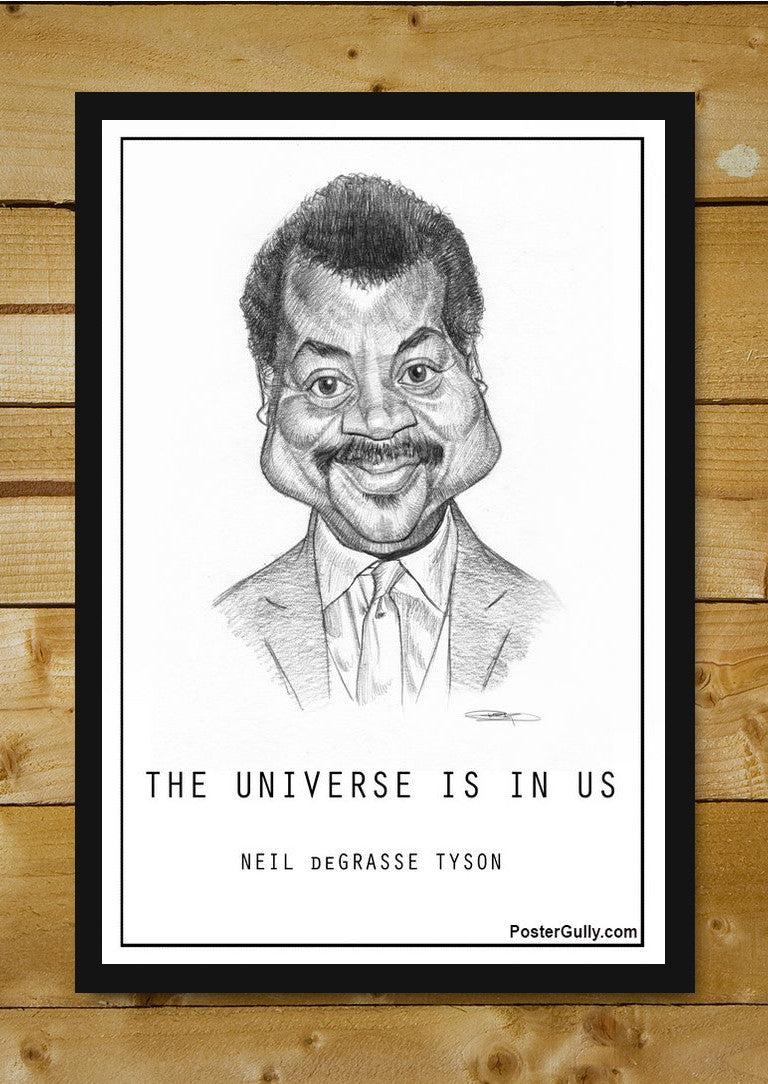 Wall Art, Neil De Grasse Tyson Sketch Artwork