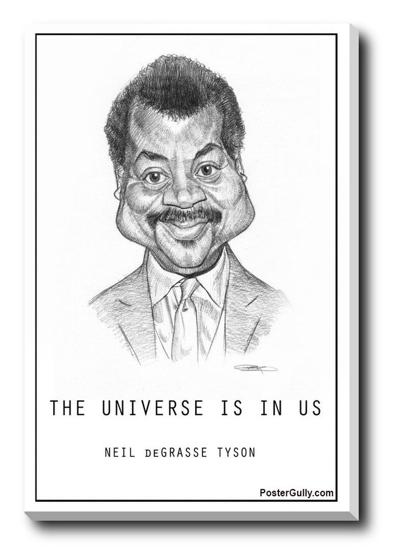 Wall Art, Neil De Grasse Tyson Sketch Artwork