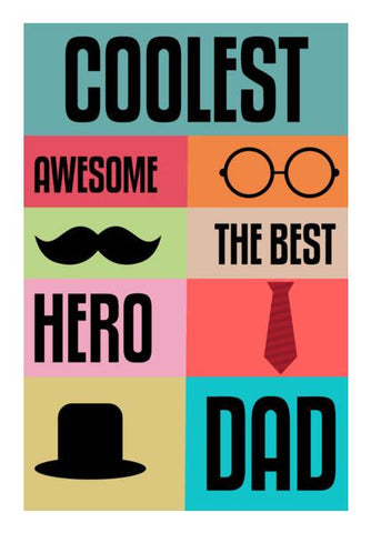 PosterGully Specials, Coolest Dad Wall Art