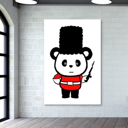 London Panda Wall Art