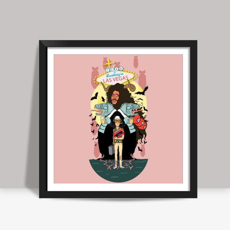 Fear & Loathing in Las Vegas Square Art Print