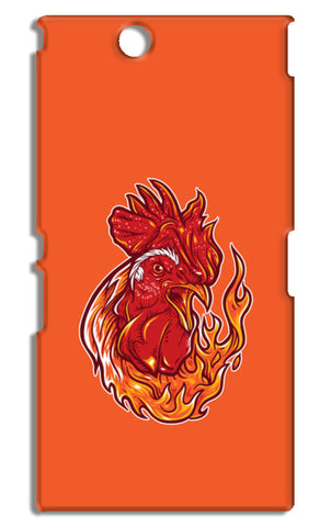 Rooster On Fire Sony Xperia Z Ultra Cases