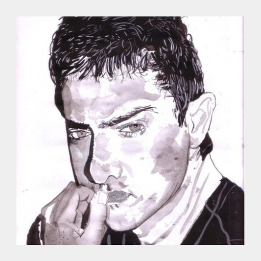 Square Art Prints, Superstar Aamir Khan is the Thinking Khan Square Art Prints